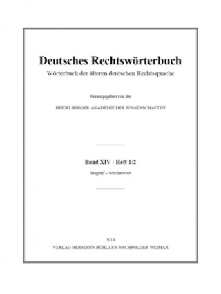 Kniha Deutsches Rechtswörterbuch; . Heidelberger Akademie der Wissenschaften