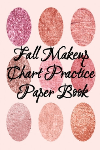 Book Fall Makeup Chart Practice Paper Book Blush Beautiful