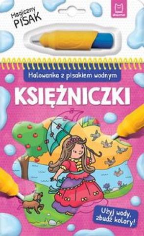 Libro Malowanka z pisakiem wodnym Księżniczki 