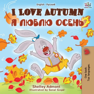 Könyv I Love Autumn (English Russian Bilingual Book) Kidkiddos Books