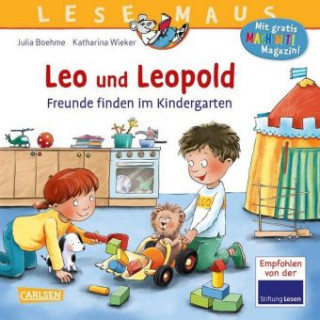 Kniha LESEMAUS 194: Leo und Leopold - Freunde finden im Kindergarten Katharina Wieker