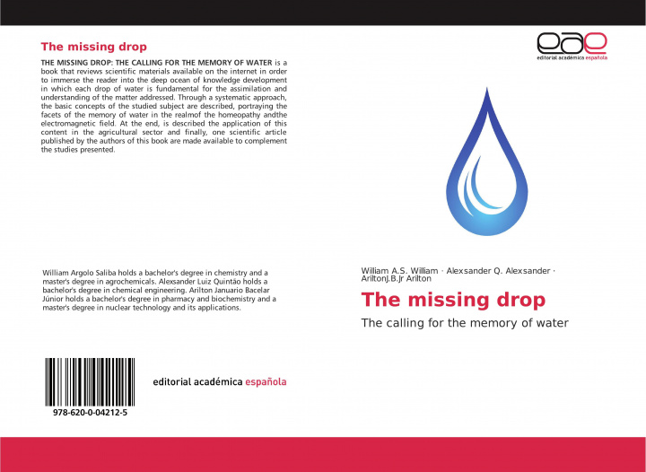 Knjiga The missing drop Alexsander Q. Alexsander