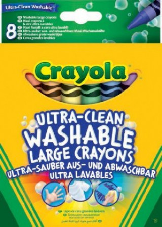 Hra/Hračka Crayola Ultra-Clean aus- und abwaschbare Wachsmalstifte 