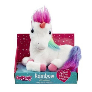 Joc / Jucărie Animagic Rainbow - mein Einhorn mit Lichteffekten 