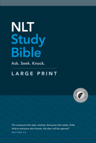 Carte NLT Study Bible Large Print (Red Letter, Hardcover, Indexed) 