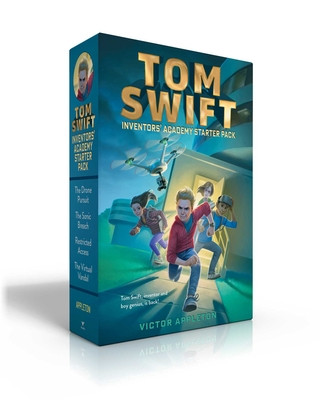 Livre Tom Swift Inventors' Academy Starter Pack (Boxed Set): The Drone Pursuit; The Sonic Breach; Restricted Access; The Virtual Vandal 