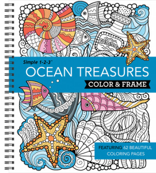Kniha Color & Frame - Ocean Treasures (Adult Coloring Book) 