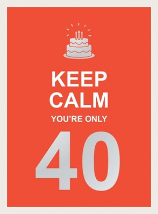 Carte Keep Calm You're Only 40 