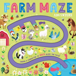 Könyv Farm Maze Adventure: Maze Book for Kids 