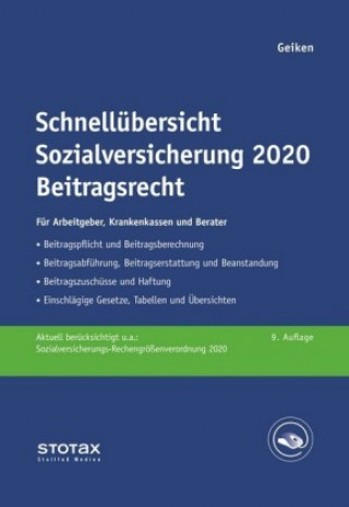 Knjiga Schnellübersicht Sozialversicherung 2020 Beitragsrecht 