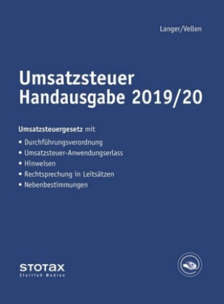 Kniha Umsatzsteuer Handausgabe 2019/20 Michael Vellen