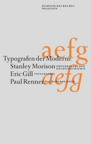 Book Typografen der Moderne Eric Gill