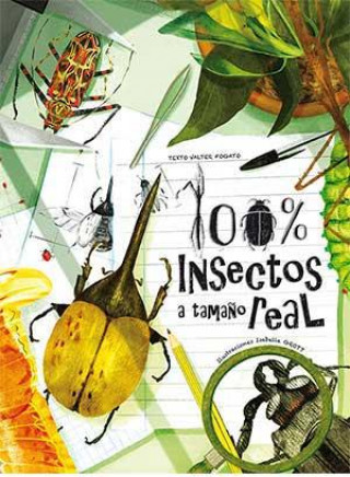 Könyv 100 % INSECTOS A TAMAÑO REAL VALTER FOGATO