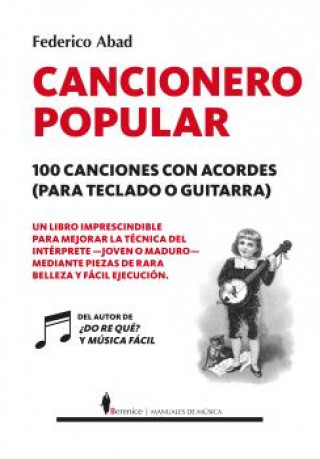 Książka Cancionero popular. 100 canciones con acordes (para teclado o guitarra) 