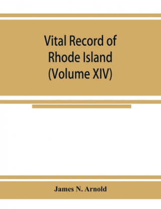 Kniha Vital record of Rhode Island 