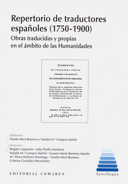 Книга REPERTORIO DE TRADUCTORES ESPAÑOLES (1750-1900) BRIGITTE LEPINETTE