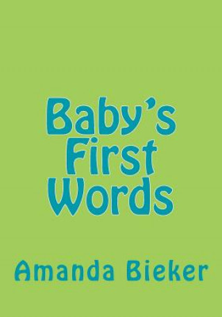 Carte Baby's First Words Amanda Bieker