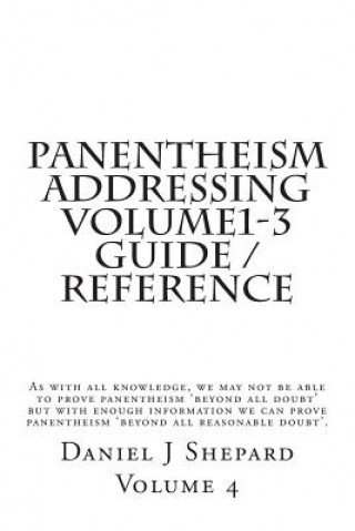 Knjiga Panentheism Addressing Volume 1 - 3 Guide / Reference Daniel J Shepard