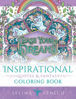Carte Inspirational Quotes and Fantasy Coloring Book 