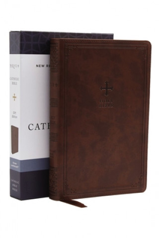 Carte NRSV, Catholic Bible, Gift Edition, Leathersoft, Brown, Comfort Print Thomas Nelson