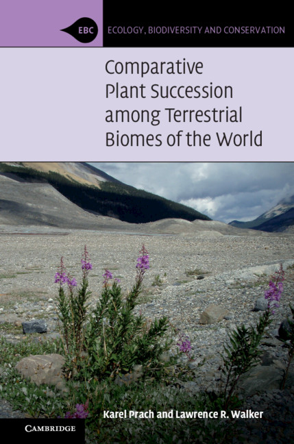 Carte Comparative Plant Succession among Terrestrial Biomes of the World Prach