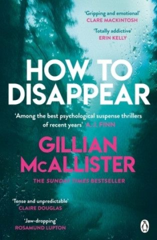 Kniha How to Disappear Gillian McAllister