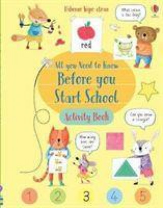 Книга Wipe-Clean All You Need to Know Before You Start School Activity Book Holly Bathie