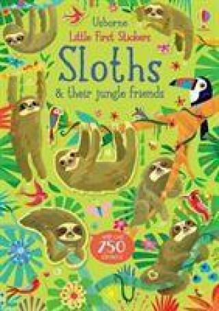 Книга Little First Stickers Sloths Kirsteen Robson