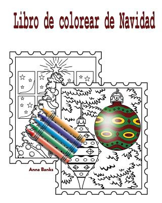 Kniha Libro de colorear de Navidad Anna Banks