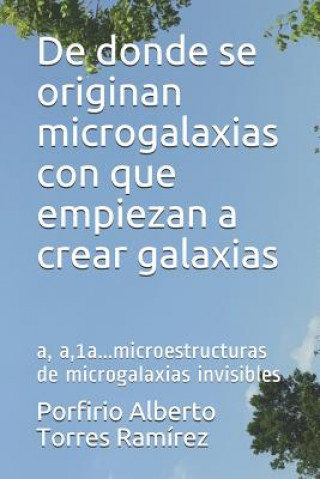 Kniha De donde se originan microgalaxias con que empiezan a crear galaxias: a, a,1a...microestructuras de microgalaxias invisibles Porfirio Alberto Torres Ramirez Esc