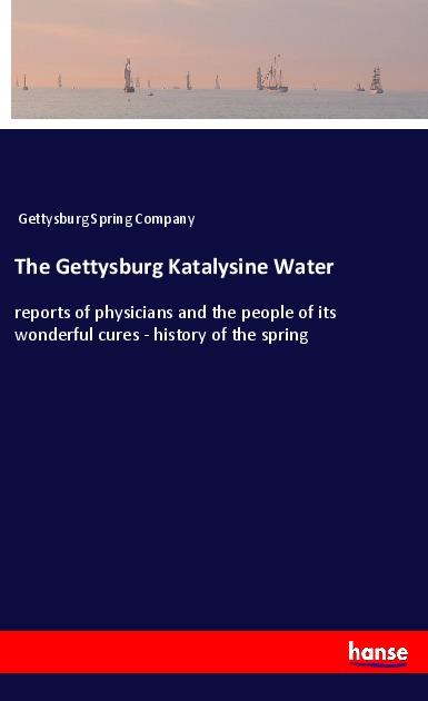 Kniha The Gettysburg Katalysine Water 