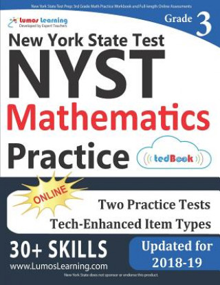 Knjiga New York State Test Prep: 3rd Grade Math Practice Workbook and Full-length Online Assessments: NYST Study Guide 