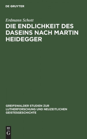 Knjiga Die Endlichkeit Des Daseins Nach Martin Heidegger Erdmann Schott