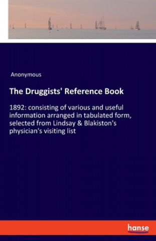 Knjiga Druggists' Reference Book Anonymous