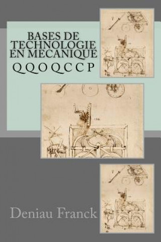 Kniha Bases de technologie en mecanique Deniau Franck