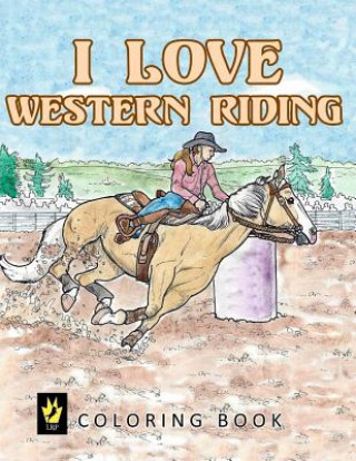 Könyv I Love Western Riding Coloring Book Ellen Sallas