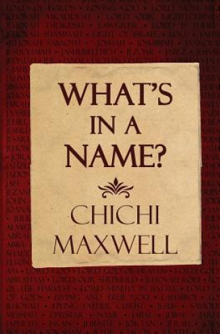 Kniha What's in a name: Understanding Name Chichi Maxwell