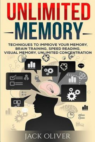 Kniha Unlimited Memory: Techniques to Improve Your Memory, Remember What You Want, Brain Training, Speed Reading, Visual Memory Jack Oliver