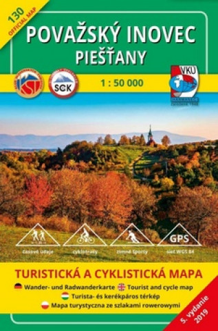 Materiale tipărite Považský Inovec Piešťany 1 : 50 000 
