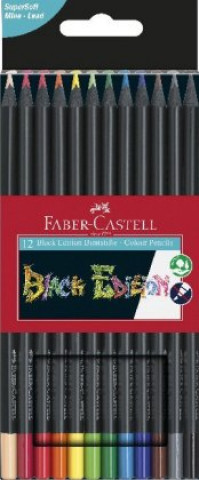 Joc / Jucărie Faber-Castell Buntstifte Black Edition 12er Kartonetui 
