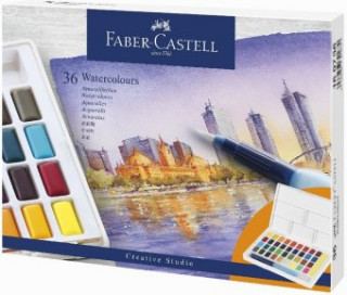Joc / Jucărie Faber-Castell Aquarellfarben in Näpfchen, 36er Etui 