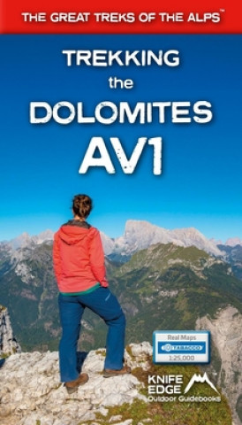Kniha Trekking the Dolomites AV1 Andrew McCluggage