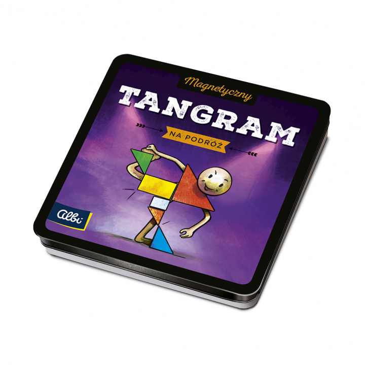 Kniha Magnetyczna gra na podróż Tangram 