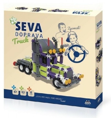 Hra/Hračka Stavebnice SEVA Doprava Truck plast 402 dílků 