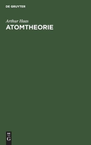 Book Atomtheorie Arthur Haas