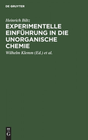 Kniha Experimentelle Einfuhrung in Die Unorganische Chemie 
