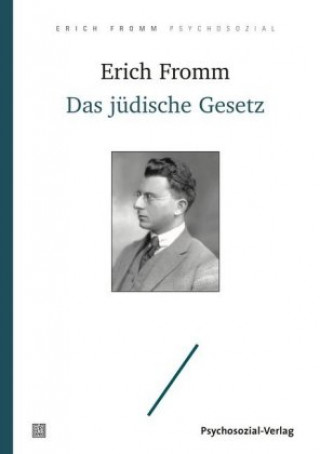 Kniha Das jüdische Gesetz Erich Fromm