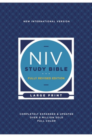 Carte NIV Study Bible, Fully Revised Edition, Large Print, Hardcover, Red Letter, Comfort Print 