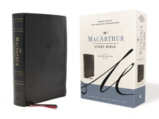 Книга Nasb, MacArthur Study Bible, 2nd Edition, Leathersoft, Black, Comfort Print: Unleashing God's Truth One Verse at a Time 