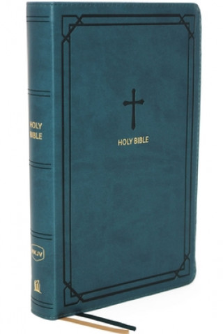 Carte NKJV, End-of-Verse Reference Bible, Compact, Leathersoft, Teal, Red Letter, Comfort Print 